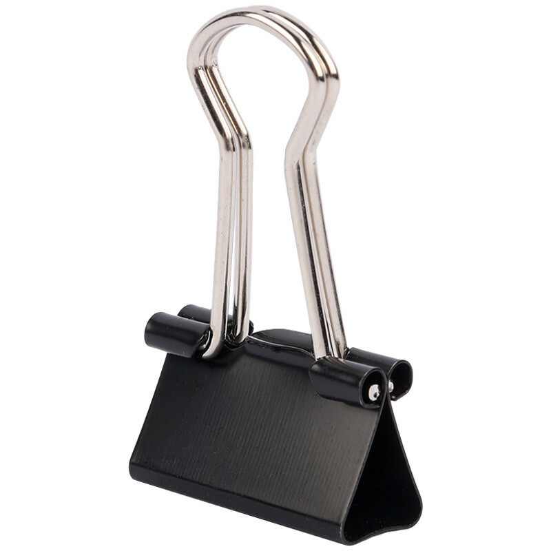 گیره دوبل Dl office dl0005 19mm بسته 12 عددی