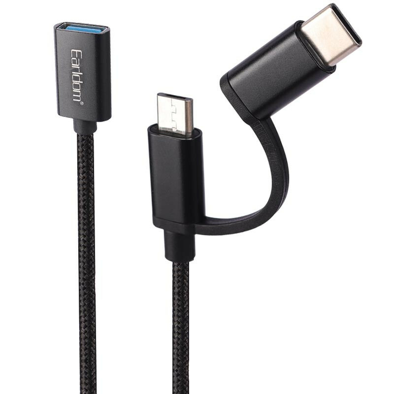 تبدیل USB OTG به MicroUSB / Type-C ارلدام ET-OT84