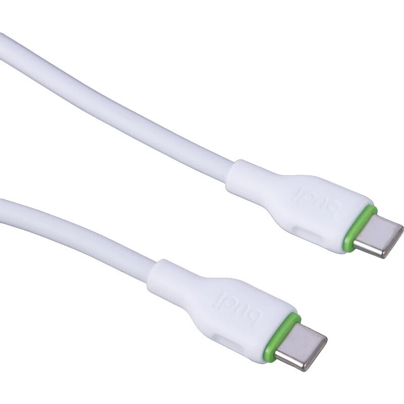 کابل دو سر تایپ سی فست شارژ 65 وات بودی DC261TT21 طول 2.1 متر