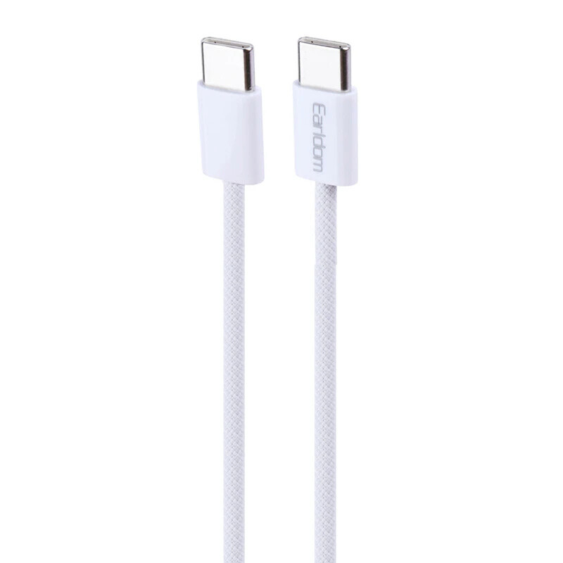 کابل دو سر تایپ سی فست شارژ 60 وات ارلدام EC-202C-C طول 1 متر