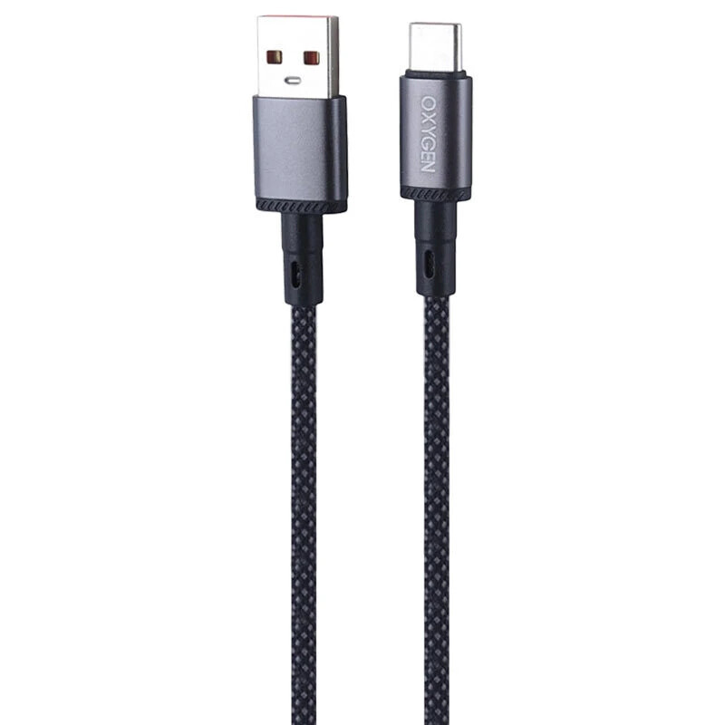 کابل تایپ سی فست شارژ 3 آمپر اکسیژن LX-33 طول 1.2 متر