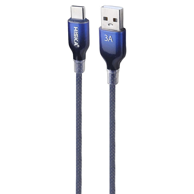 کابل تایپ سی فست شارژ 3 آمپر هیسکا LX-911AC طول 1 متر