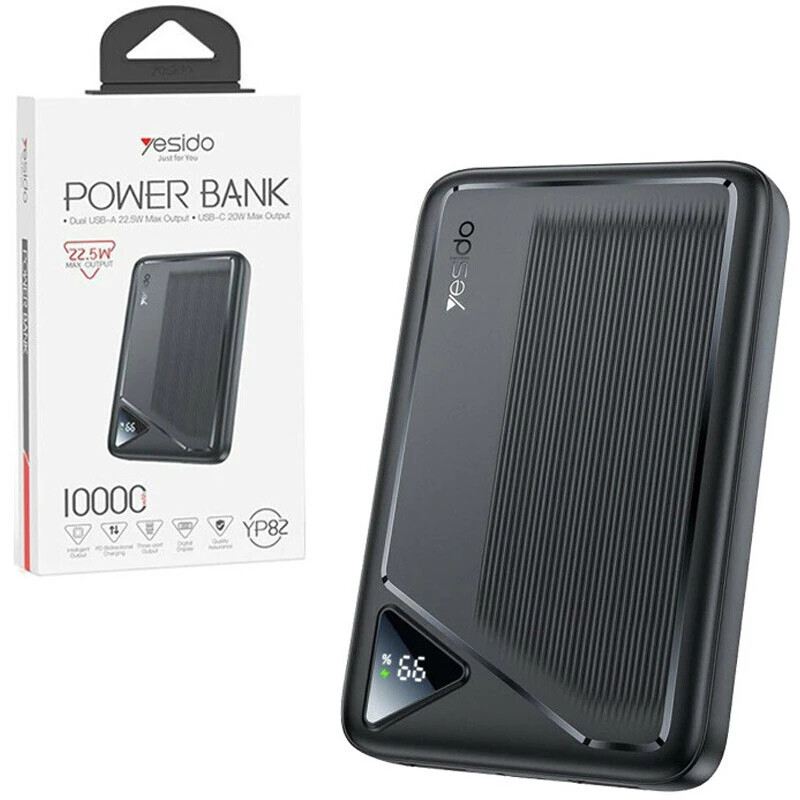 پاور بانک یسیدو YP82 PD 22.5W ظرفیت 10000 میلی آمپر ساعت