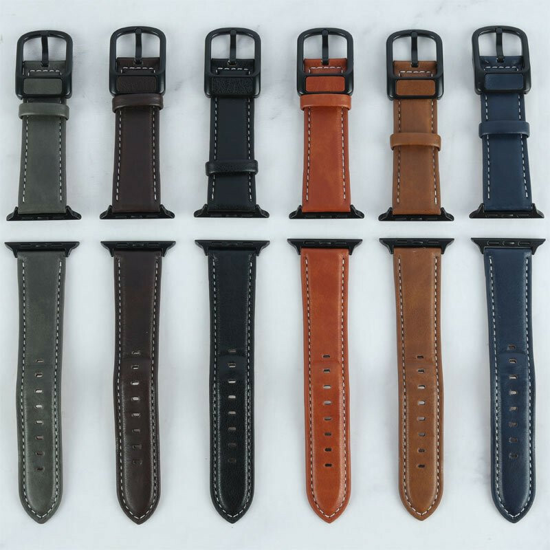 بند اپل واچ چرمی Watch Band سایز 42/44/45/49 میلی متری کد 4