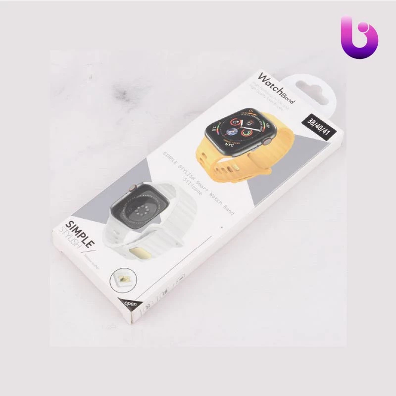 بند اپل واچ سیلیکونی Watch Band طرح پافر 38/40/41mm