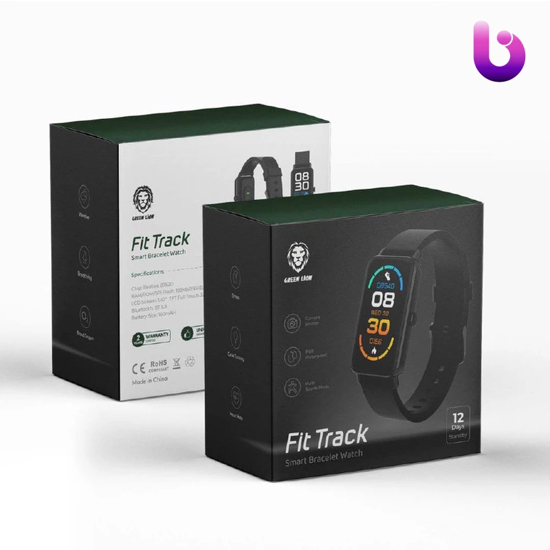 دستبند سلامتی هوشمند گرین لاین Green Lion Fit Track نسخه گلوبال