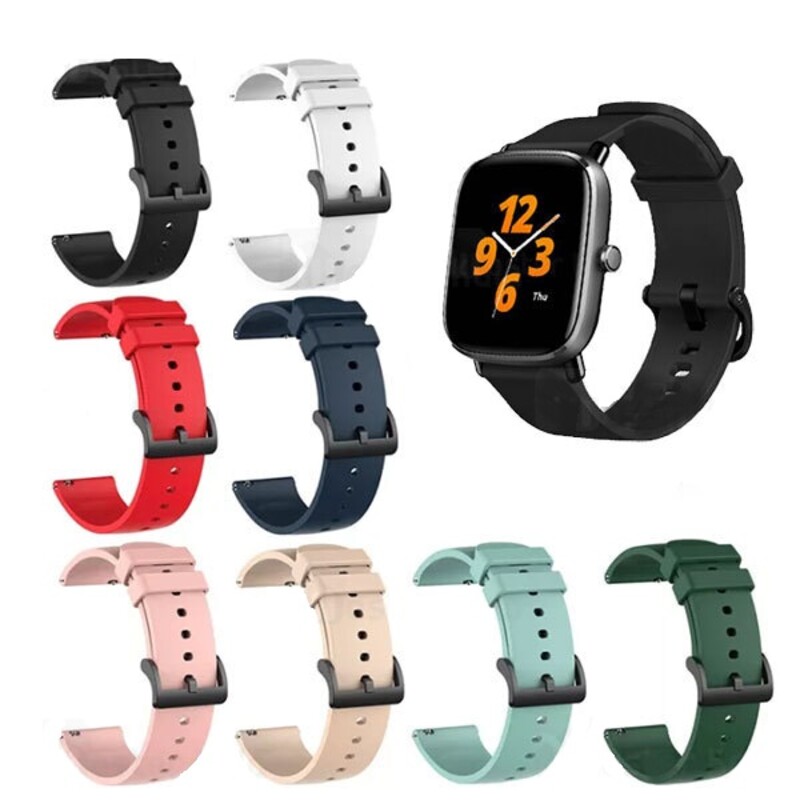 بند سیلیکونی ساعت هوشمند شیائومی Xiaomi Amazfit GTS 2 Mini Strap Silicone Band