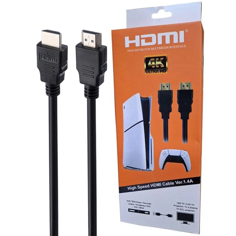 کابل HDMI 4K طول 1.5 متر کنسول بازی PS5 و XBOX