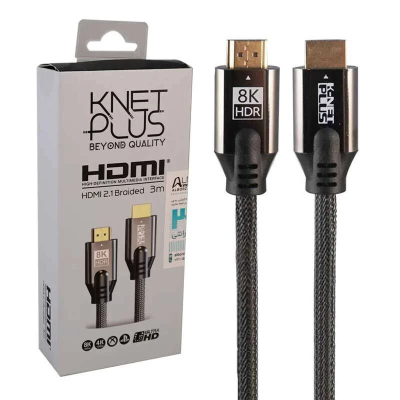 کابل HDMI 8K کی نت پلاس KP-A132 طول 3 متر