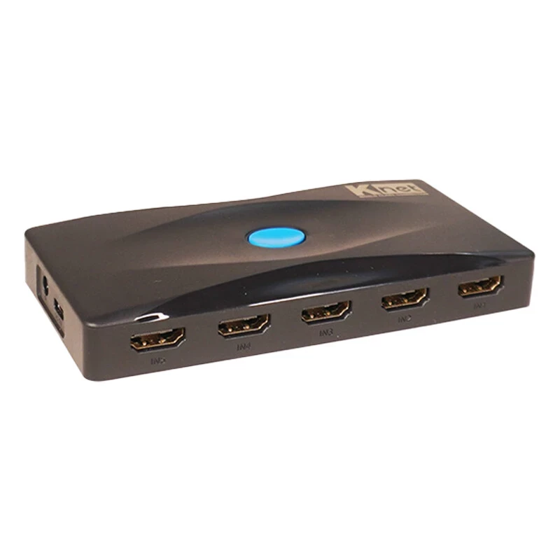 سوییچ 5 پورت HDMI کی نت K-S725 + ریموت کنترل