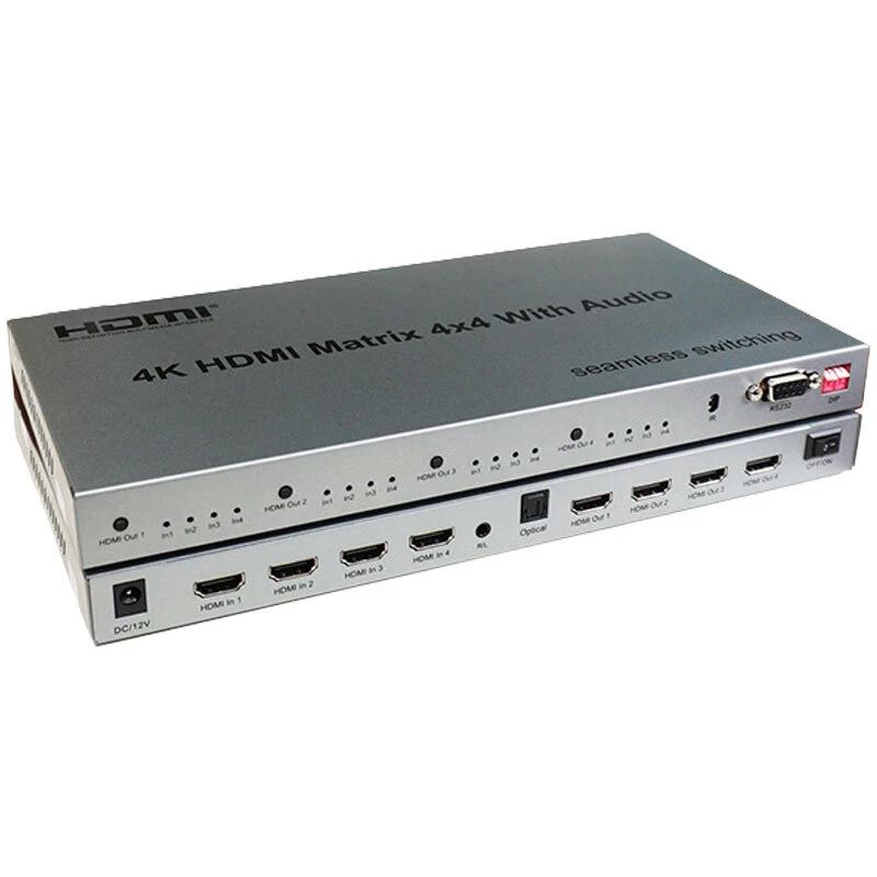 ماتریکس 4 در 4 HDMI کی نت K-M44 + ریموت کنترل
