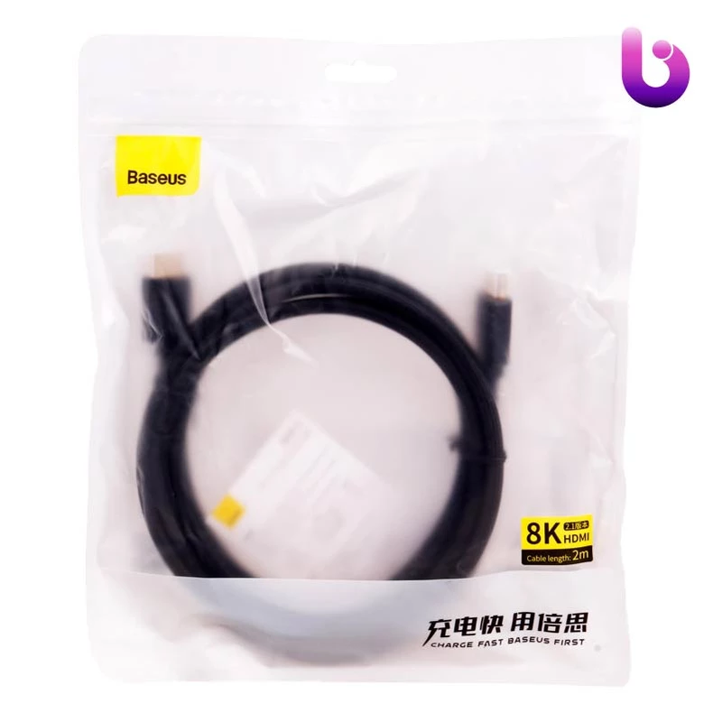 کابل Baseus High Definition Series CAKGQ-K01 HDMI V2.1 8K 2m