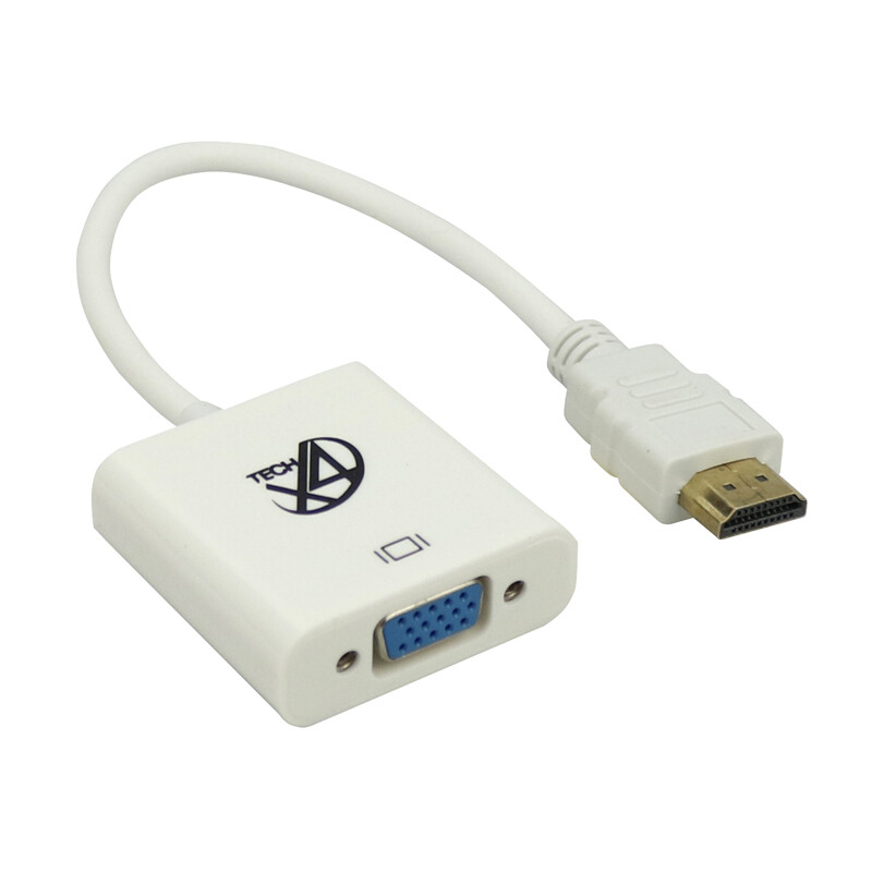 تبدیل X4Tech HDMI To VGA + کابل صدا