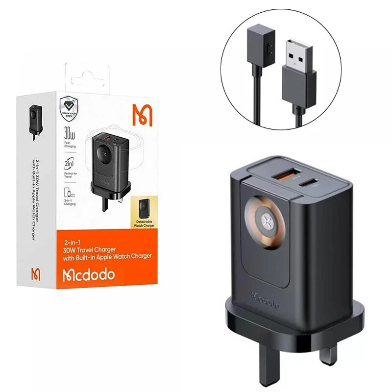 شارژر دیواری 30 وات مک دودو CH-398 PD 3A