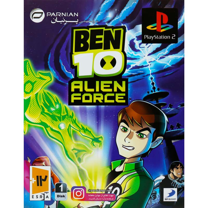 بازی Ben 10 Alien Force پرنیان مناسب برای PS2