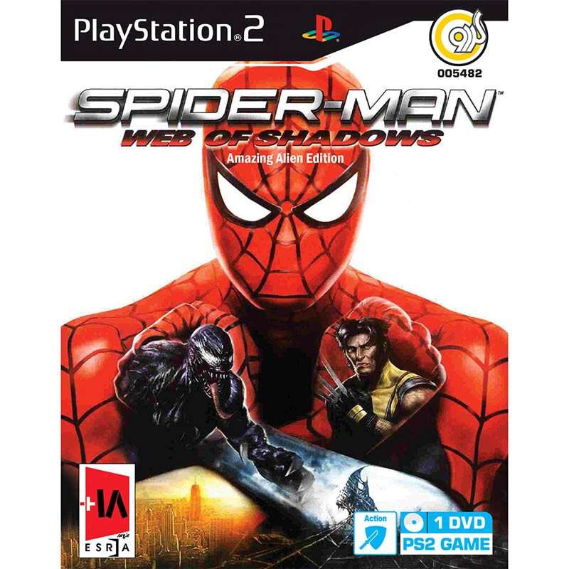 بازی Spider-Man Web of Shadows گردو مناسب برای PS2