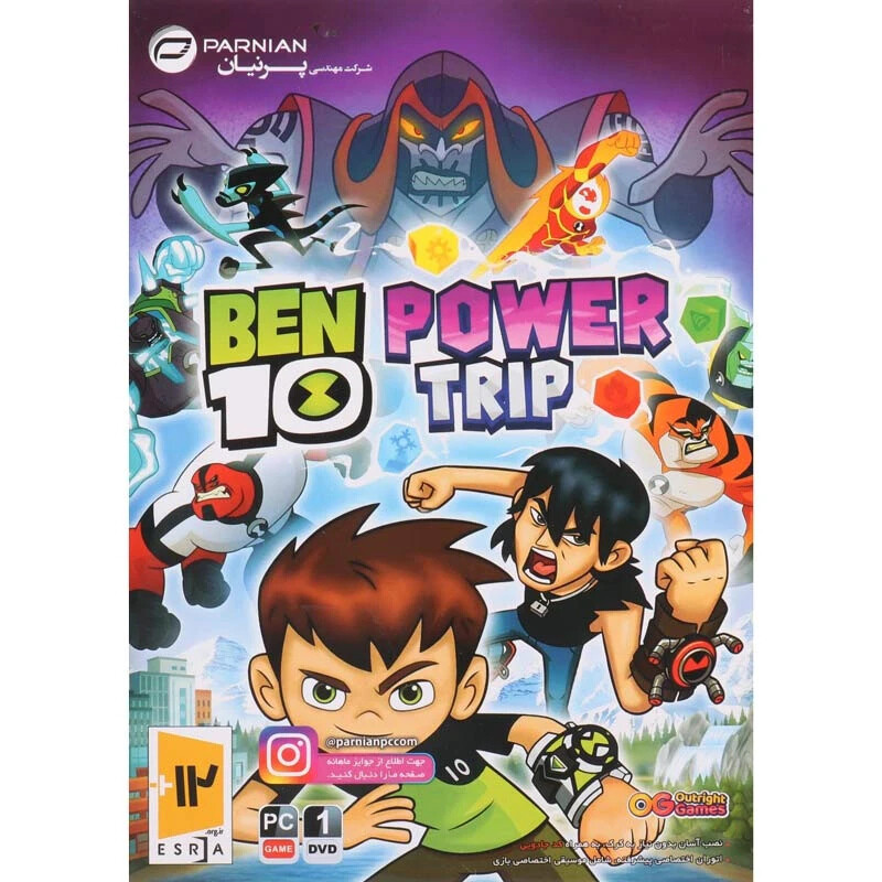 بازی Ben 10 Power Trip 1DVD پرنیان مناسب برای PC