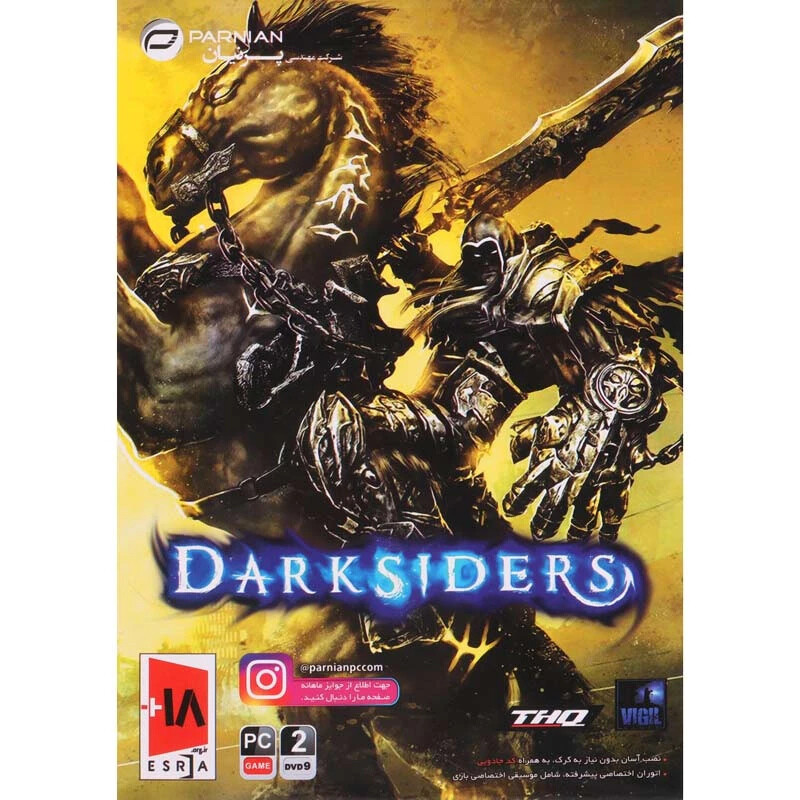 بازی Darksiders 2DVD9 پرنیان مناسب برای PC