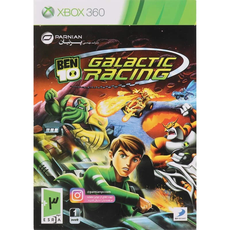 بازی Ben 10 Galactic Racing پرنیان مناسب برای XBOX 360