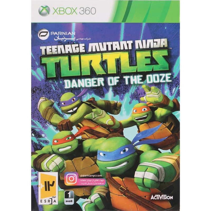 بازی Teenage Mutant Ninja Turtles Danger of the Ooze پرنیان مناسب برای XBOX 360