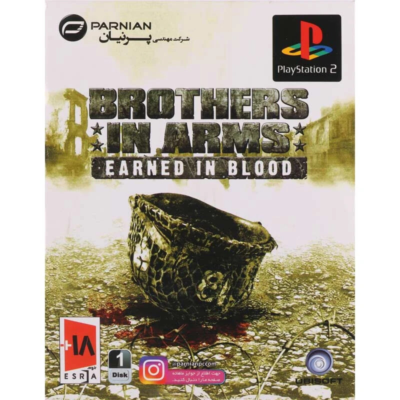 بازی Brothers In Arms Earned In Blood پرنیان مناسب برای PS2