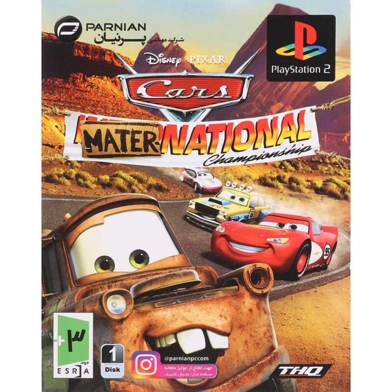 بازی Cars Mater-Nasional Championship پرنیان مناسب برای PS2