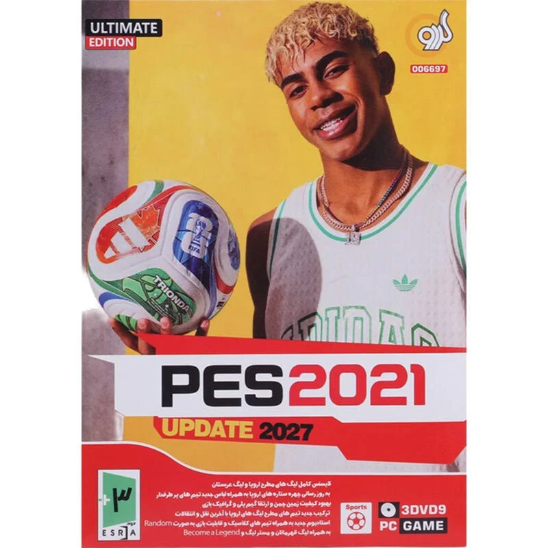 بازی PES 2021 Update 2027 3DVD9 گردو مناسب برای PC
