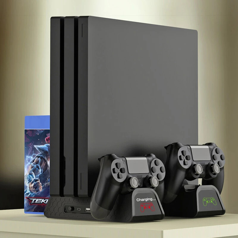 پایه نگهدارنده و شارژر دسته بازی PS4 Slim / Pro دابی TP4-882