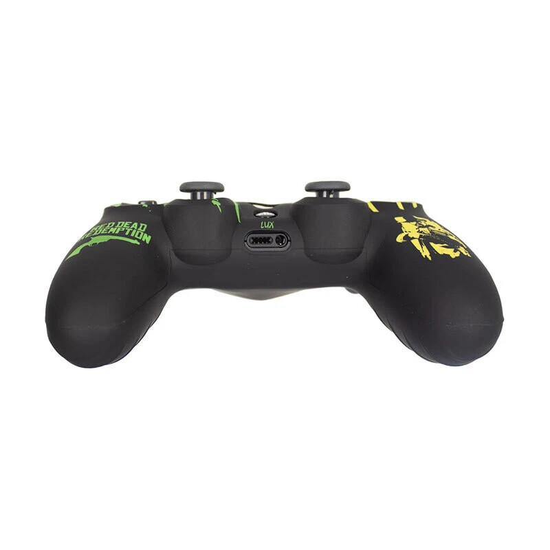 روکش دسته بازی PS4 طرح رد دد ریدمپشن مشکی زرد سبز