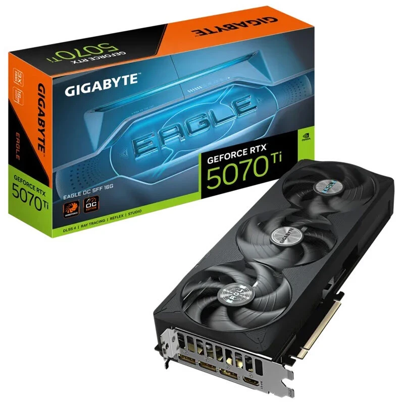 کارت گرافیک GIGABYTE GeForce RTX 5070 Ti EAGLE OC SFF 16GB GDDR7 256Bit