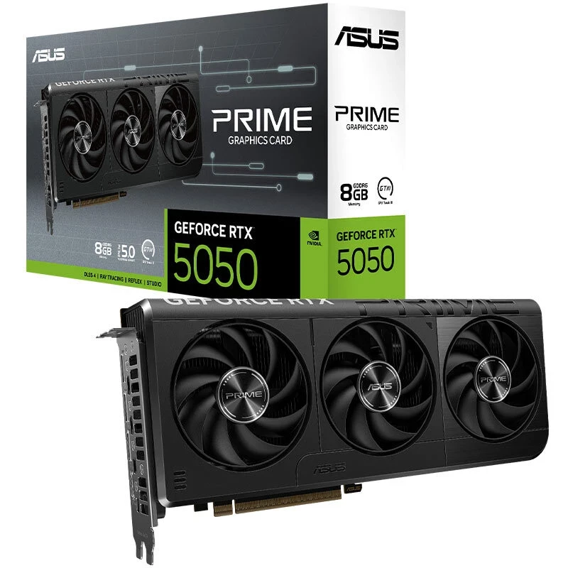 کارت گرافیک ASUS Prime GeForce RTX 5050 8GB GDDR6 128Bit