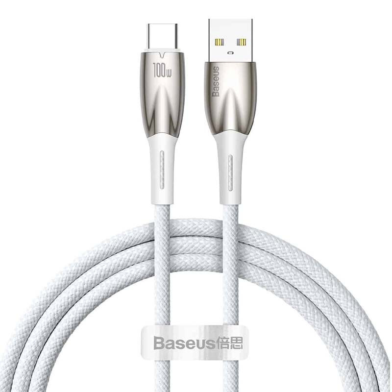 کابل تایپ سی فست شارژ Baseus Glimmer Series CADH0004 6A 100W 1m