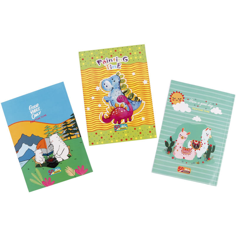 دفتر نقاشی 50 برگ طرح فانتزی پیک فدک کد 016