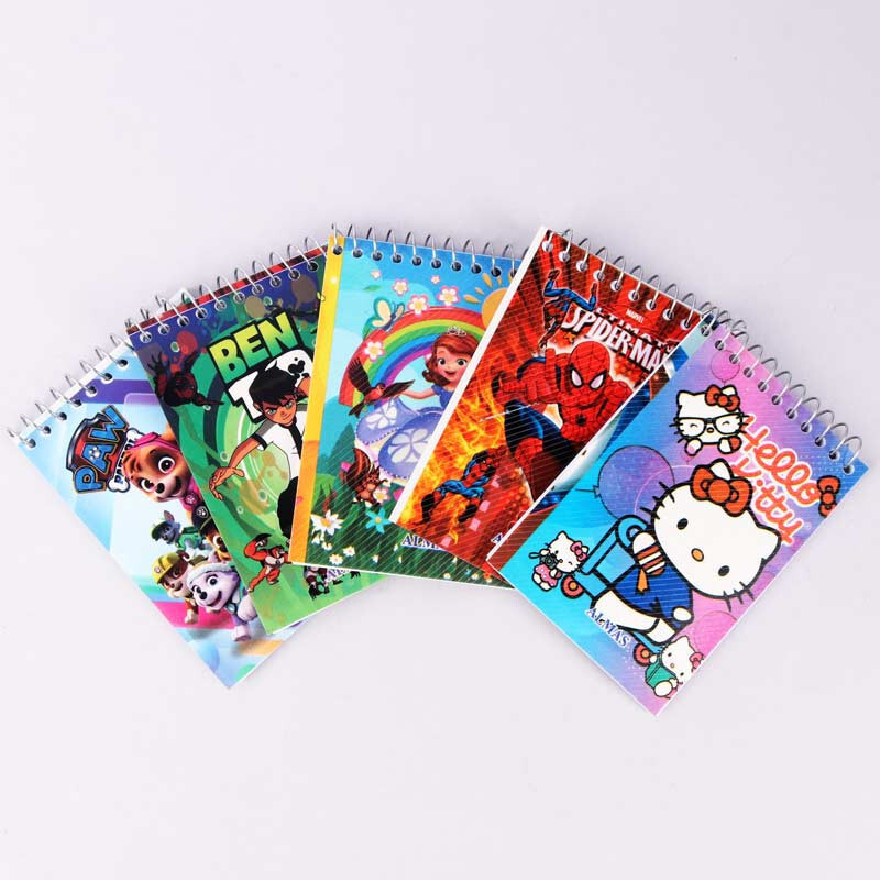 دفترچه یادداشت سیمی 50 برگ کد 1416 بالا بازشو