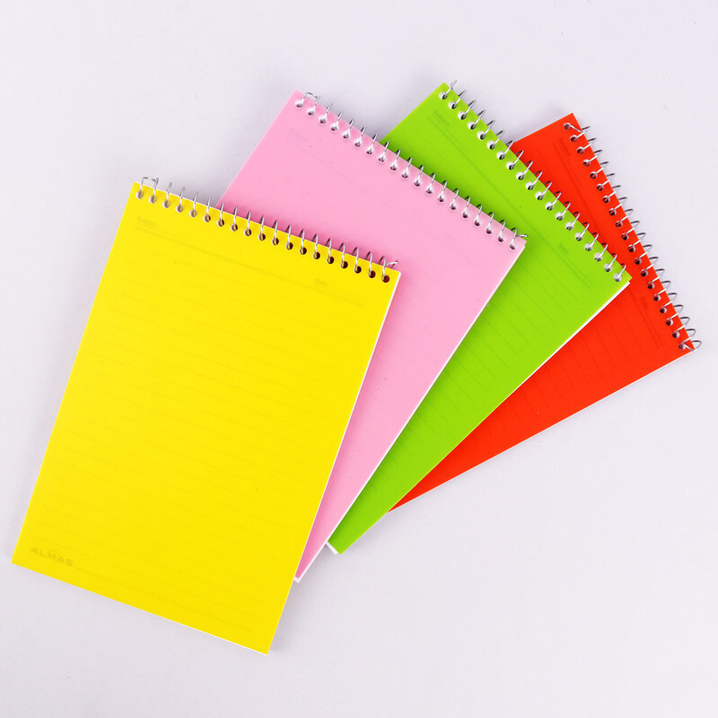 دفترچه یادداشت سیمی 50 برگ الماس کد 1437 بالا بازشو