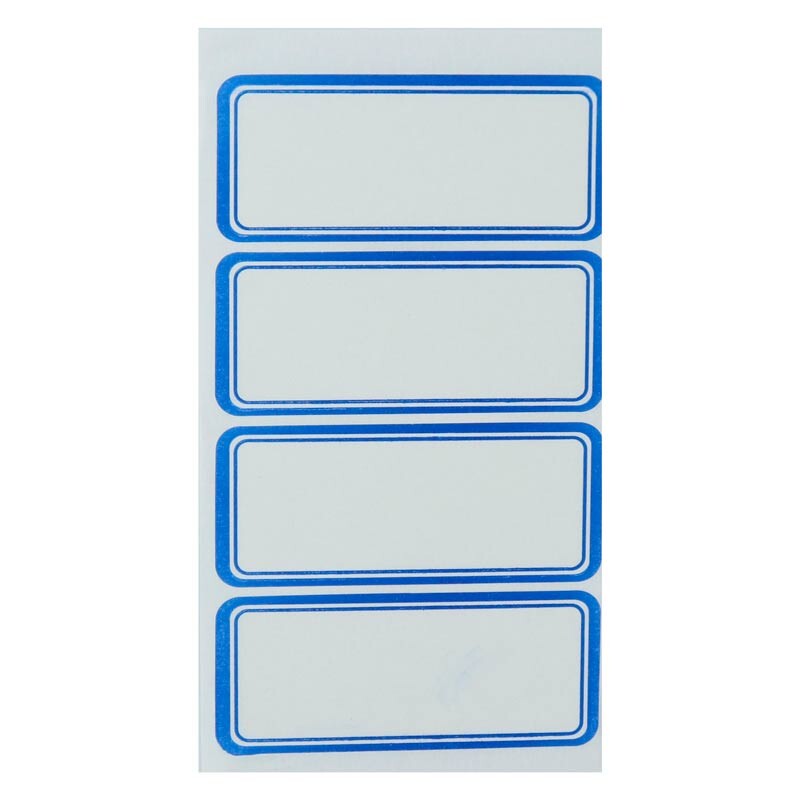 برچسب دور آبی 33*73 میلی متر بسته 400 عددی