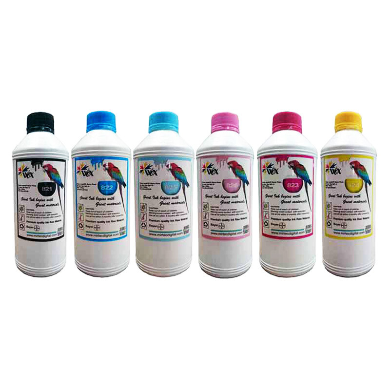 پک شش رنگ جوهر لیتری WOX