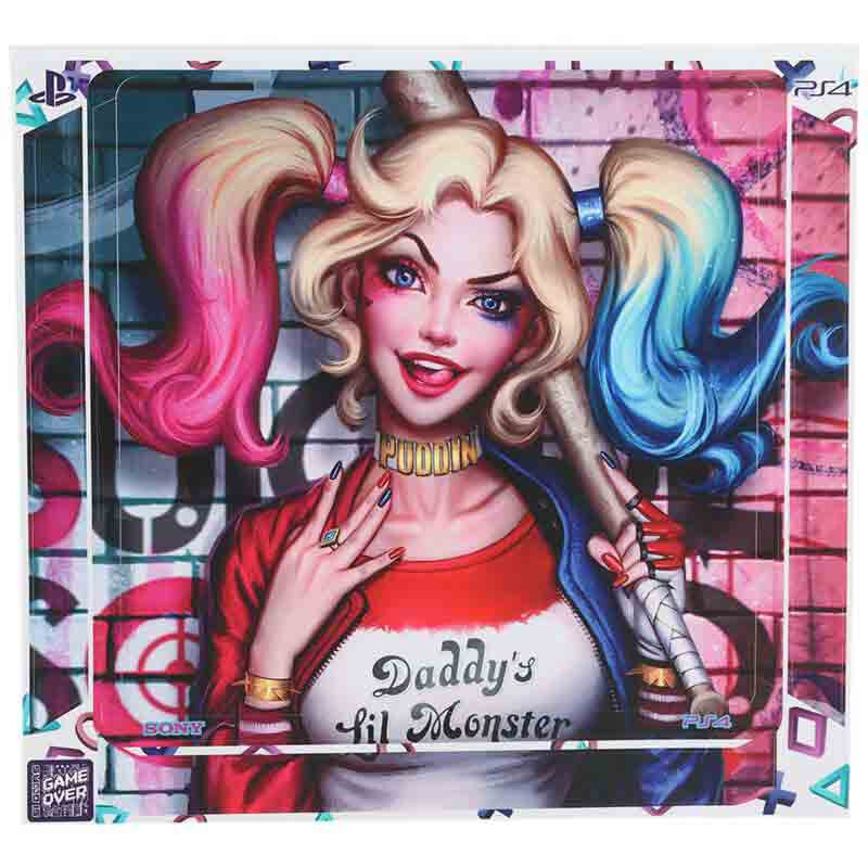 اسکین پلی استیشن 4 اسلیم طرح Harley Quinn