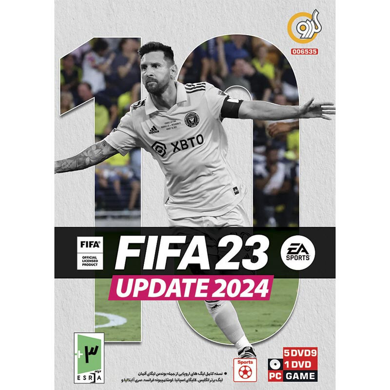 بازی FIFA 23 Update 2024 5DVD9 + 1DVD5 گردو مناسب برای PC