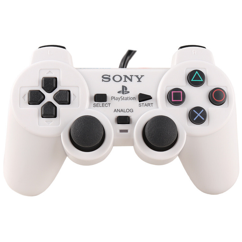 دسته بازی تک شوکدار Sony PS2 سفید