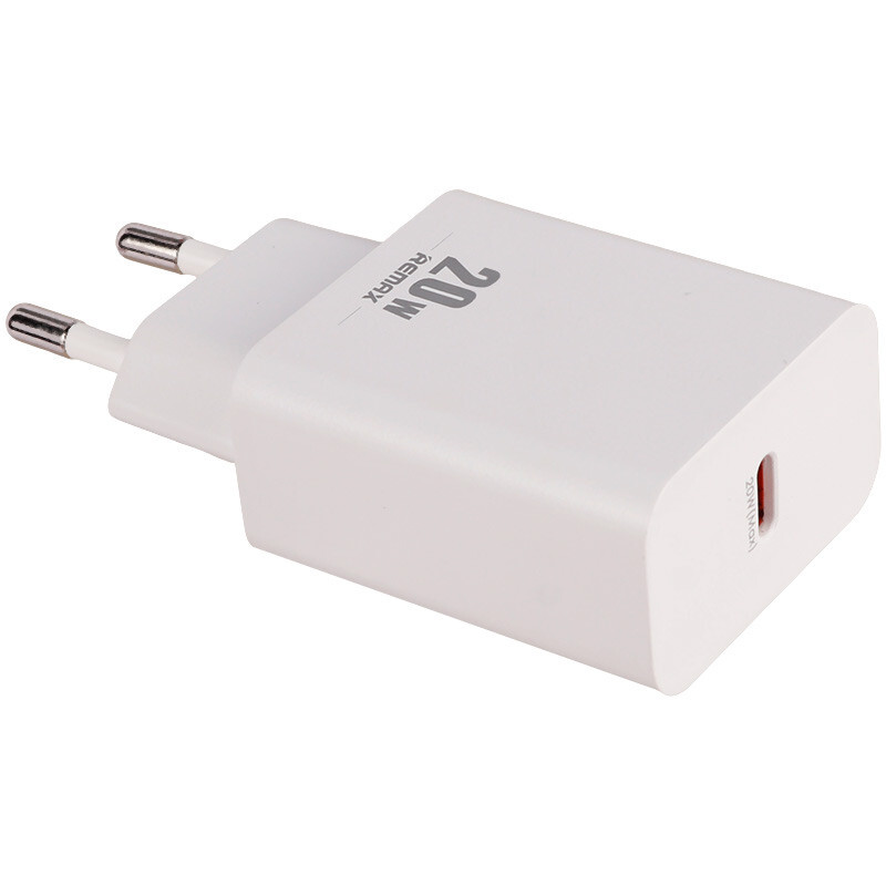 شارژر دیواری 20 وات ریمکس RP-U5 PD 3A + کابل تبدیل آیفونی