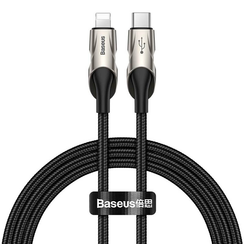 کابل تبدیل فست شارژ Baseus CATLYY-01 Type-C to Lightning 2.4A PD 18W 1m