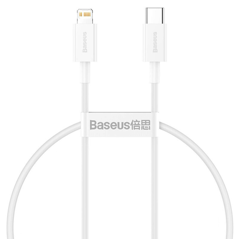 کابل کوتاه فست شارژ Baseus CATLYS Type-C to Lightning PD 20W 25cm