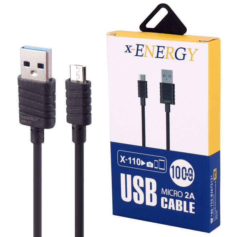کابل میکرو یو اس بی 2 آمپر ایکس انرژی X-110 طول 1 متر