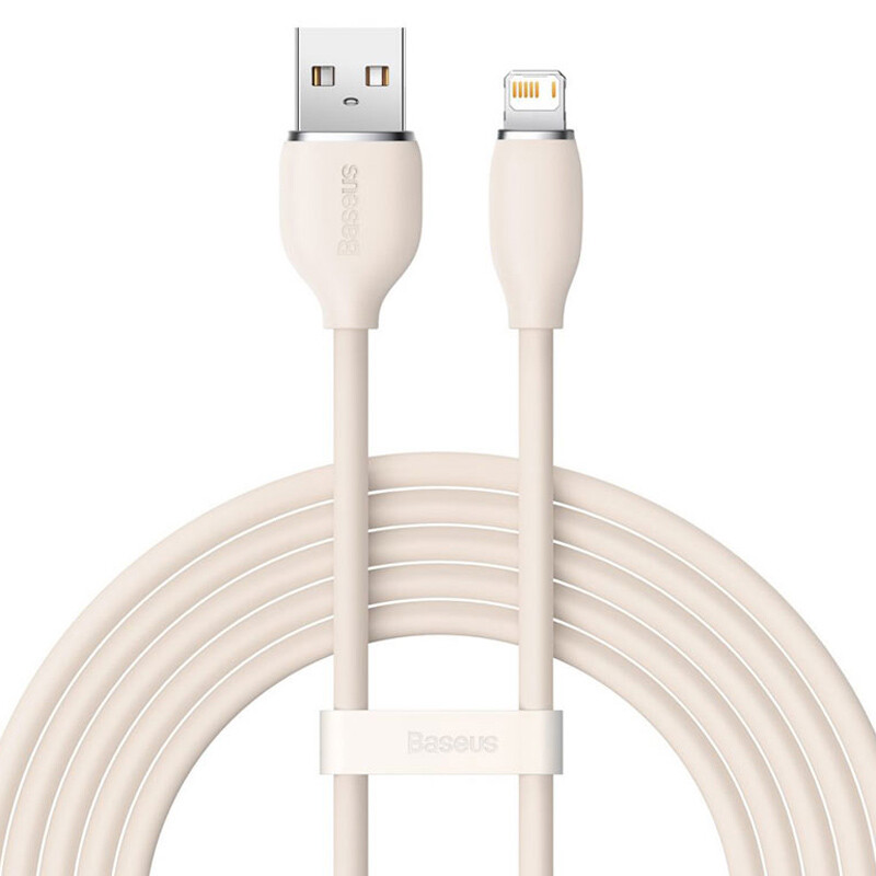 کابل لایتنینگ فست شارژ 2.4 آمپر باسئوس CAGD00010 طول 2 متر