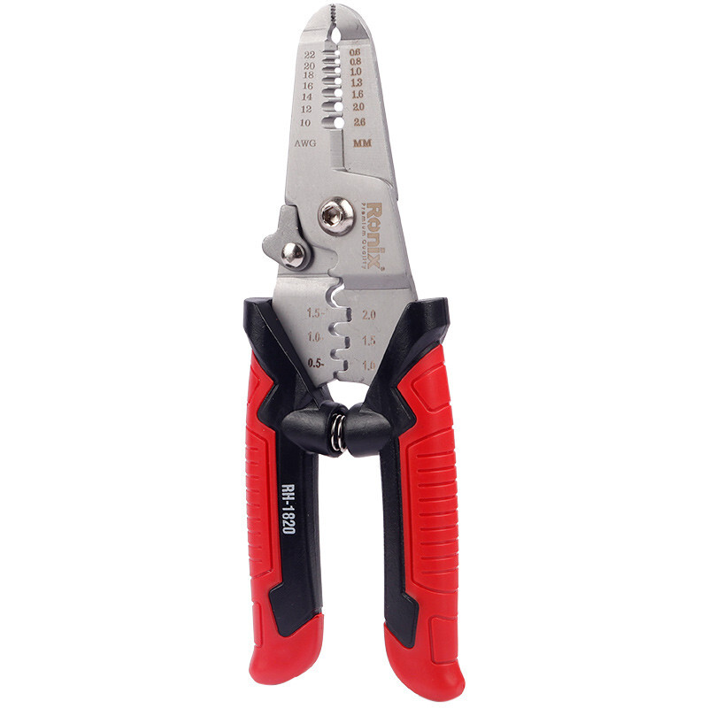 انبر سیم لخت کن رونیکس RH-1820 سایز 7 اینچ