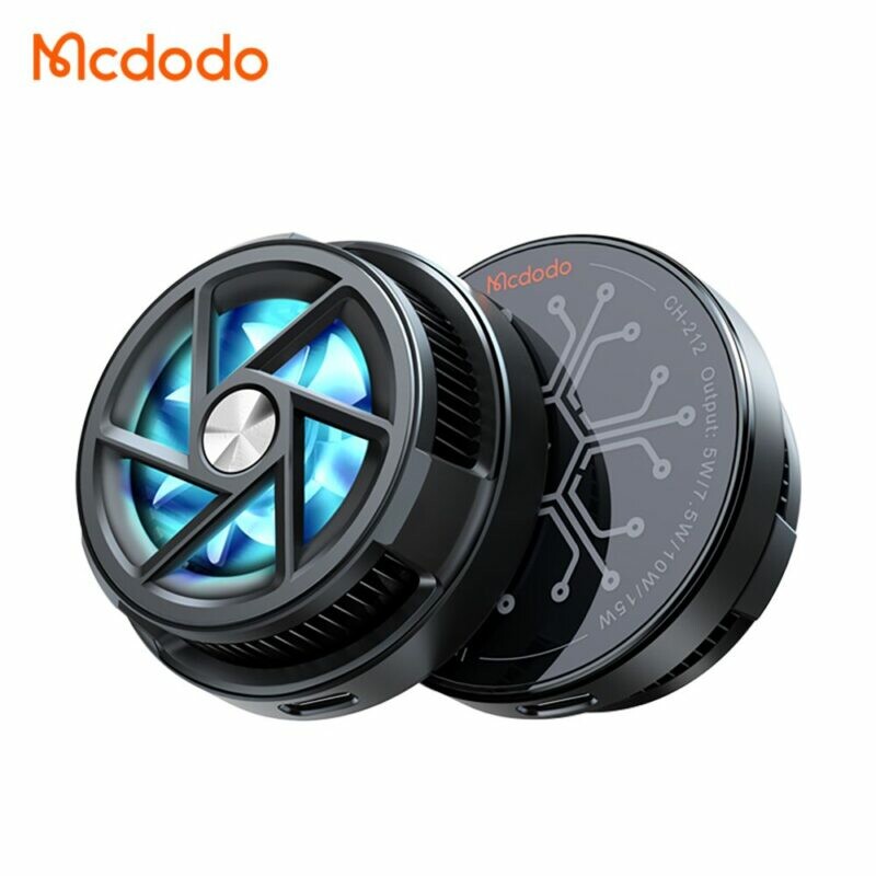 شارژر بی سیم فست شارژ و فن خنک کننده مگنتی Mcdodo CH-212 15W