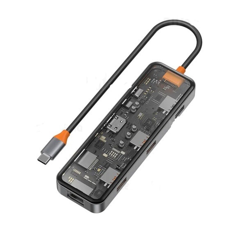 هاب 8 پورت Type-C بیوا HUB-03