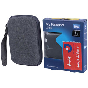 هارد اکسترنال وسترن دیجیتال Western Digital My Passport Ultra Copy 1TB + هدیه کیف هارد