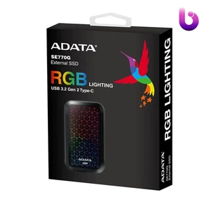 حافظه اکسترنال SSD ای دیتا ADATA SE770G RGB 512GB